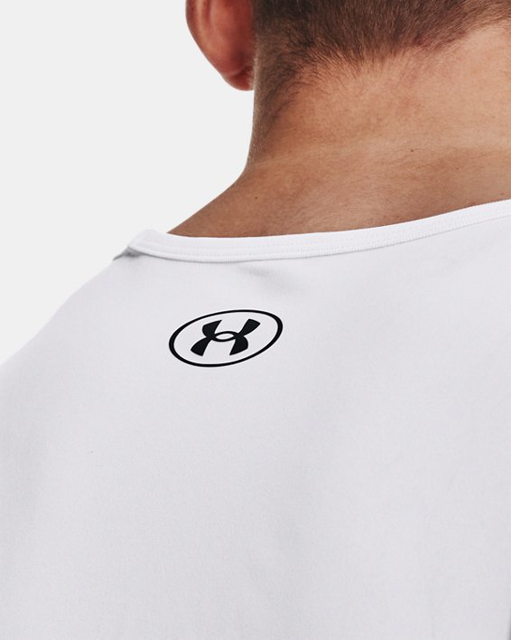 เสื้อกล้าม UA Tech™ 2.0 Branded สำหรับผู้ชาย in White image number 3